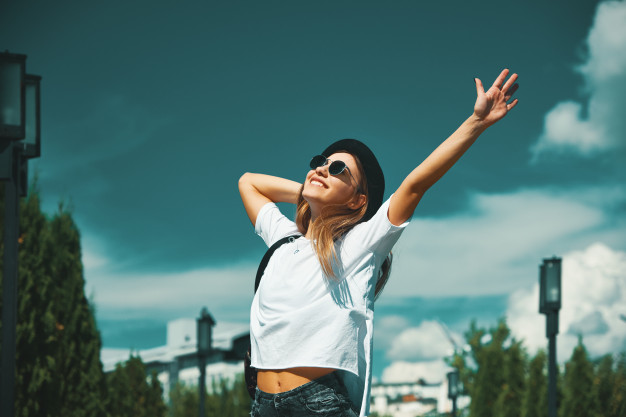 Happy Young Woman