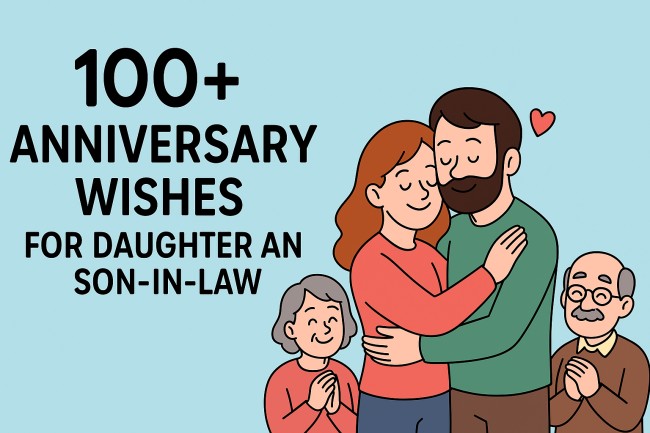 Anniversary Wishes for Daughter and Son-in-Law